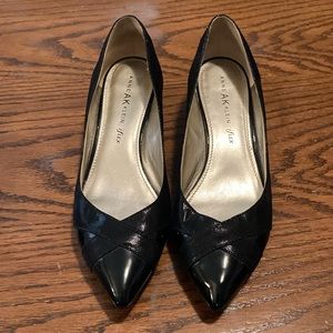 Anne Klein; Women’s 9M; Black; Kitten heels